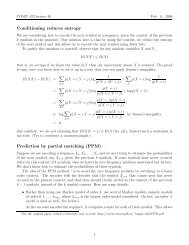 Conditioning reduces entropy Prediction by partial matching ... - CIM