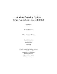 A Visual Servoing System for an Amphibious Legged Robot