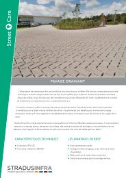 Pavage drainant - 1/2013 - Stradus Infra