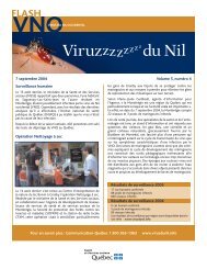Virus du nil occidental (Volume 5, no 4) - Saint-Lazare