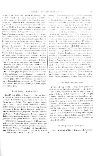 Serie E 5864-6930 - Histoire et Patrimoine du Vexin