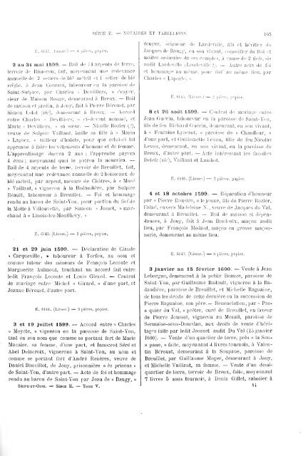 Serie E 5864-6930 - Histoire et Patrimoine du Vexin