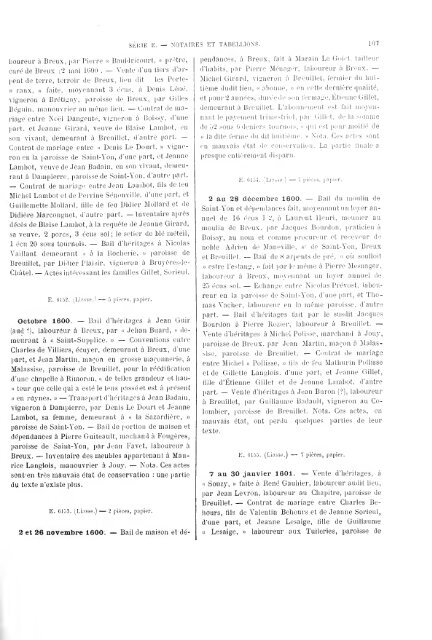 Serie E 5864-6930 - Histoire et Patrimoine du Vexin