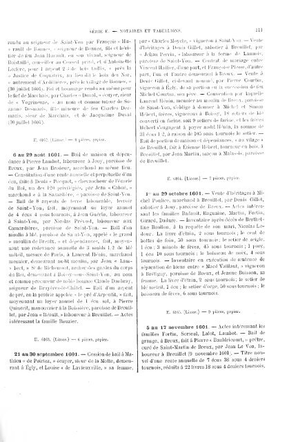 Serie E 5864-6930 - Histoire et Patrimoine du Vexin