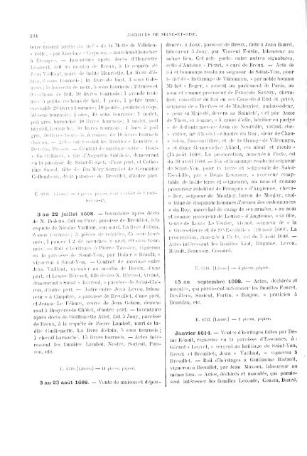 Serie E 5864-6930 - Histoire et Patrimoine du Vexin