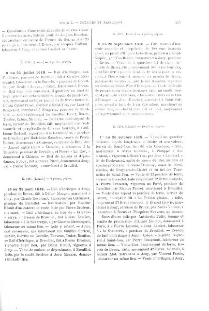 Serie E 5864-6930 - Histoire et Patrimoine du Vexin