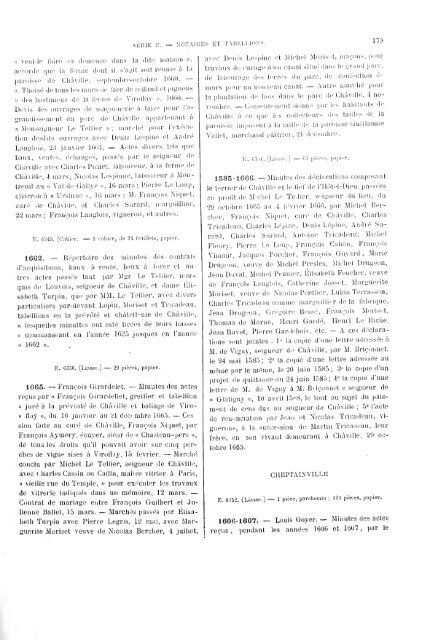 Serie E 5864-6930 - Histoire et Patrimoine du Vexin