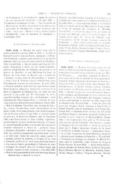 Serie E 5864-6930 - Histoire et Patrimoine du Vexin