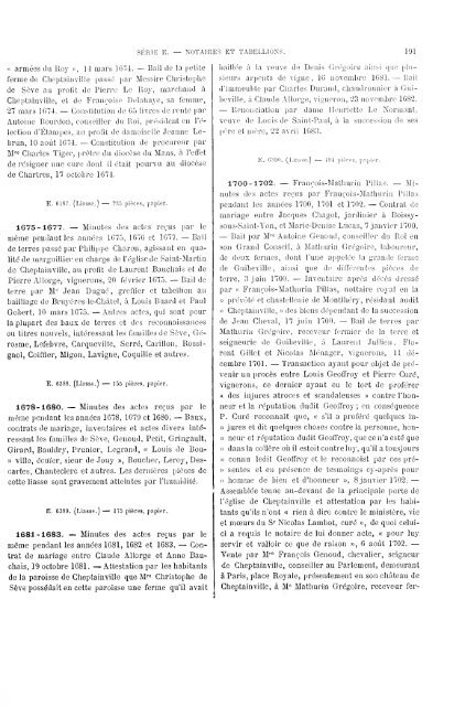 Serie E 5864-6930 - Histoire et Patrimoine du Vexin