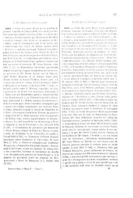 Serie E 5864-6930 - Histoire et Patrimoine du Vexin