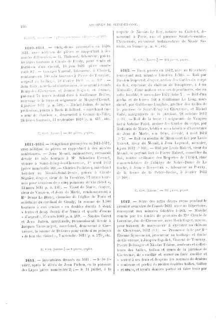 Serie E 5864-6930 - Histoire et Patrimoine du Vexin