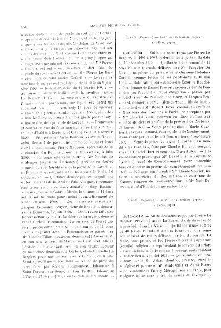 Serie E 5864-6930 - Histoire et Patrimoine du Vexin