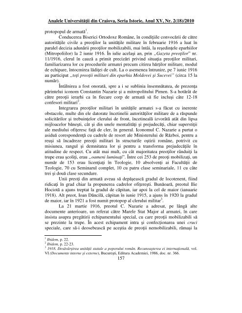Full Text - Analele Universitatii din Craiova. Istorie
