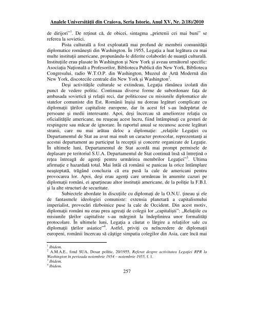 Full Text - Analele Universitatii din Craiova. Istorie