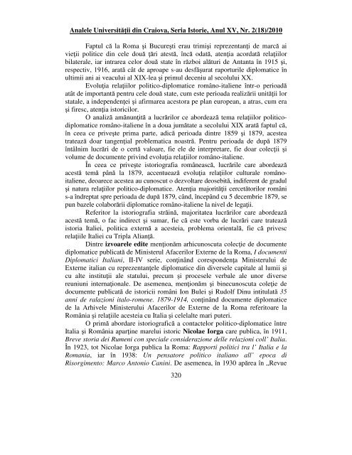 Full Text - Analele Universitatii din Craiova. Istorie