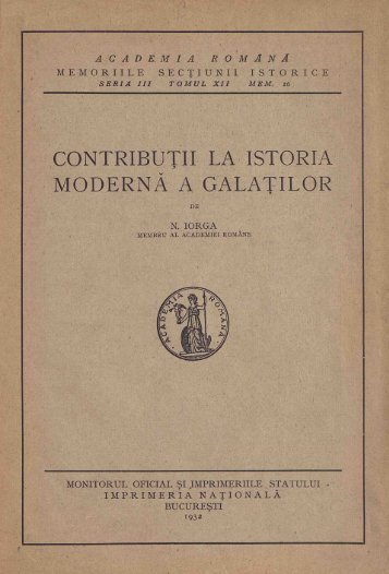 contributii la istoria moderna a galatilor - upload.wikimedia....