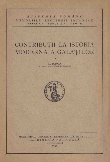 contributii la istoria moderna a galatilor - upload.wikimedia....