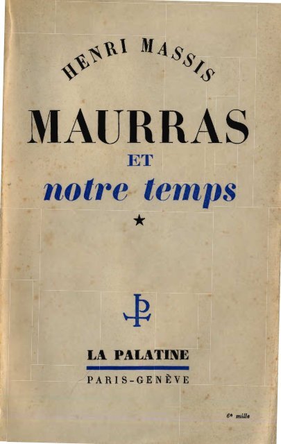 volume 1 - Maurras, Charles