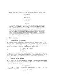 Besov spaces and self-similar solutions for the wave-map equation