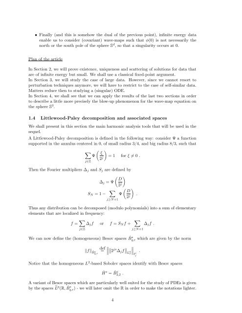 Besov spaces and self-similar solutions for the wave-map equation