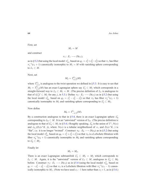 The Picard-Lefschetz theory of complexified Morse functions 1 ...