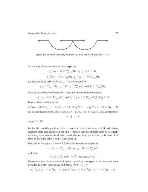 The Picard-Lefschetz theory of complexified Morse functions 1 ...