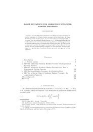 LARGE DEVIATIONS FOR MARKOVIAN NONLINEAR HAWKES ...