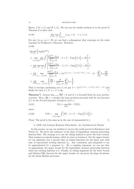 LARGE DEVIATIONS FOR MARKOVIAN NONLINEAR HAWKES ...