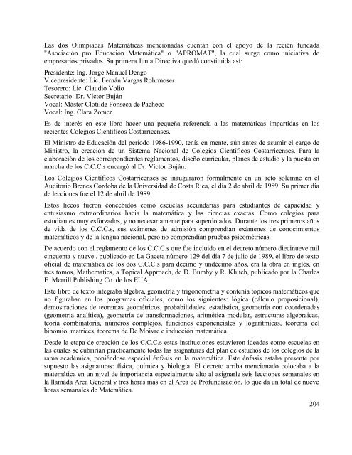 Historia de las matematicas en Costa Rica.pdf - CIMM - Universidad ...