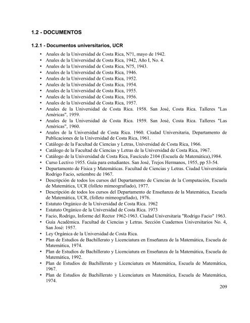 Historia de las matematicas en Costa Rica.pdf - CIMM - Universidad ...