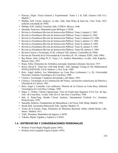 Historia de las matematicas en Costa Rica.pdf - CIMM - Universidad ...