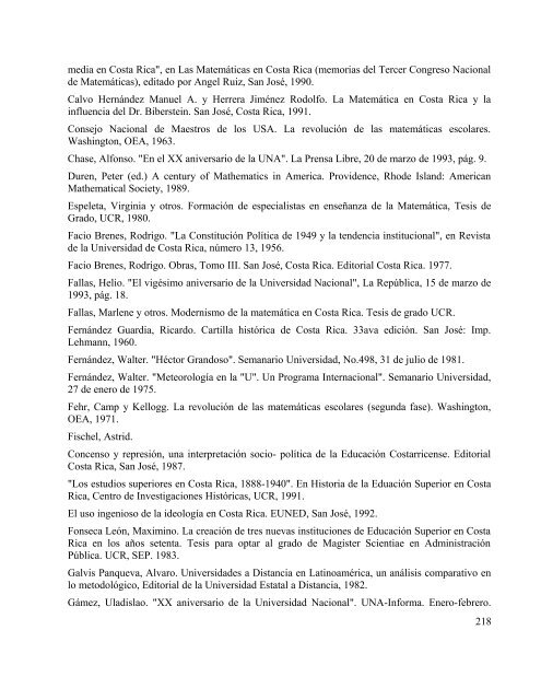 Historia de las matematicas en Costa Rica.pdf - CIMM - Universidad ...