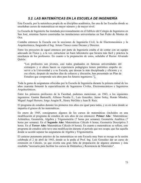 Historia de las matematicas en Costa Rica.pdf - CIMM - Universidad ...