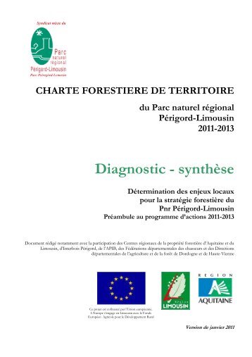 Synthèse du Diagnostic charte forestière Pnr Périgord-Limousin