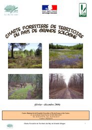 Charte forestière du Pays de Grande Sologne