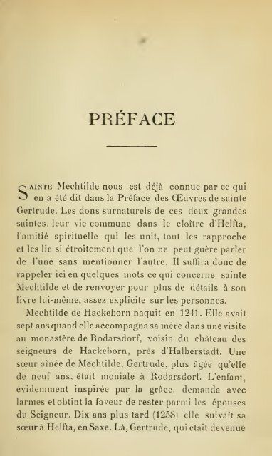 révélations de Sainte Mechtilde - Livres mystiques