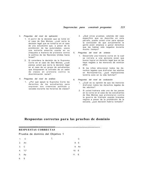 Técnicas para la elaboración de preguntas - Circle