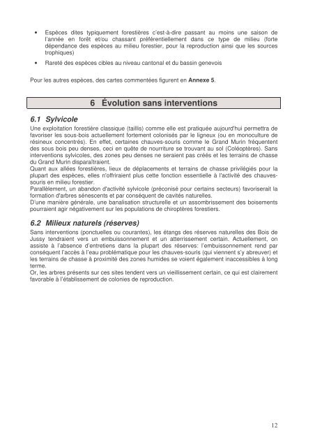 Rapport JD avec annexes.pdf - Société Zoologique de Genève