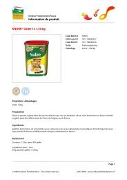 Information de produit KNORR® Gelée 1x 1.50 kg - dupasquier