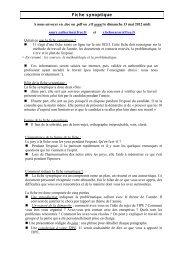 fiche synoptique (PDF - 200 ko)