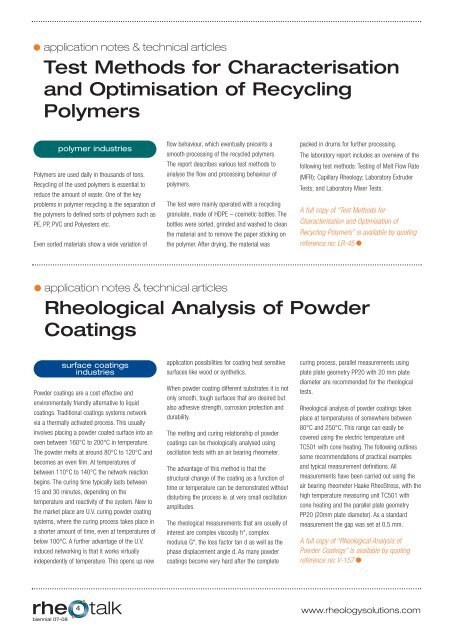 Download - Rheology Solutions