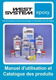 Manuel d'utilisation - WEST SYSTEM Epoxy