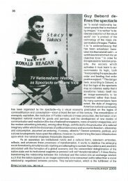 Guy Debord de fines the spectacle - USC School of Cinematic Arts