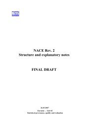 NACE Rev. 2 - Structure and explanatory notes - CIRCA