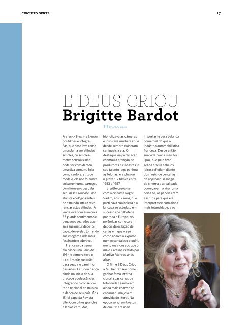Brigitte Bardot - Circuito de Alta Decoração