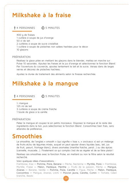 Idées de recettes - Simeo.tm.fr