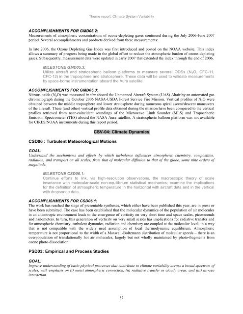 Scientific Theme: Advanced Modeling and Observing Systems