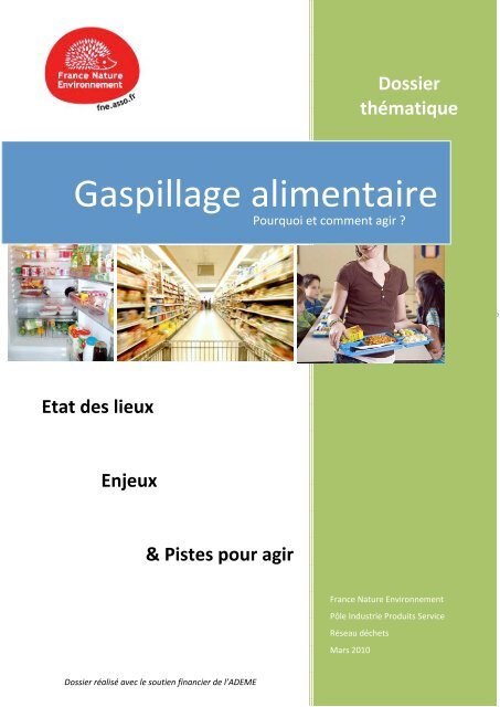 Gaspillage alimentaire - Dijon Ecolo