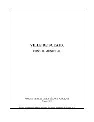 VILLE DE SCEAUX