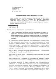 Copie de compte-rendu conseil école 17 février 2012 - Olivet